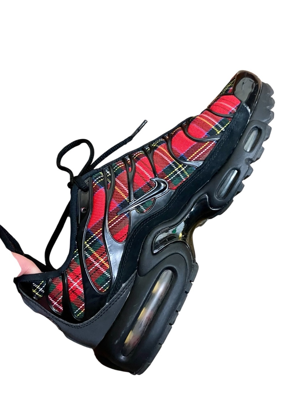Rare 2018 Nike Women's Air Max Plus 'Tartan' Plaid Sneaker Size 9 - Picture 8 of 11